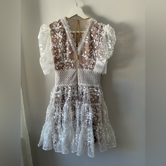 Bronx and Banco Megan Mini Dress in White - Picture 6 of 9